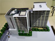 Miniature Scale Apartment Building Model Acrylic Plastic Material 1 . 2 * 0 . 8M