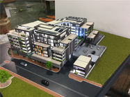 3D Modern House Model , Miniature Architectural Models With Led Light