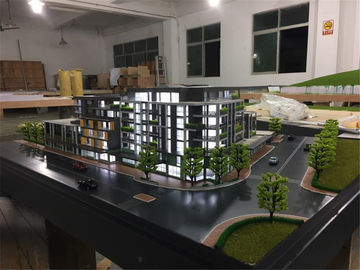 बाहरी एब्स आवासीय भवन 3 डी मॉडल रेंडरिंग कलर ट्रैवल केस पैकिंग