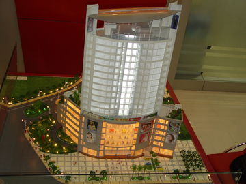 वाणिज्यिक 3 डी ऑफिस बिल्डिंग मॉडल पीएफडी / कैड ड्राइंग हैंडमेड टेक्निक