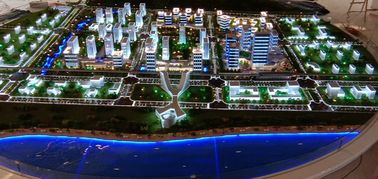 1/1000 स्केल शहरी नियोजन मॉडल, बड़े पैमाने पर ब्लॉक मॉडल वास्तुकला